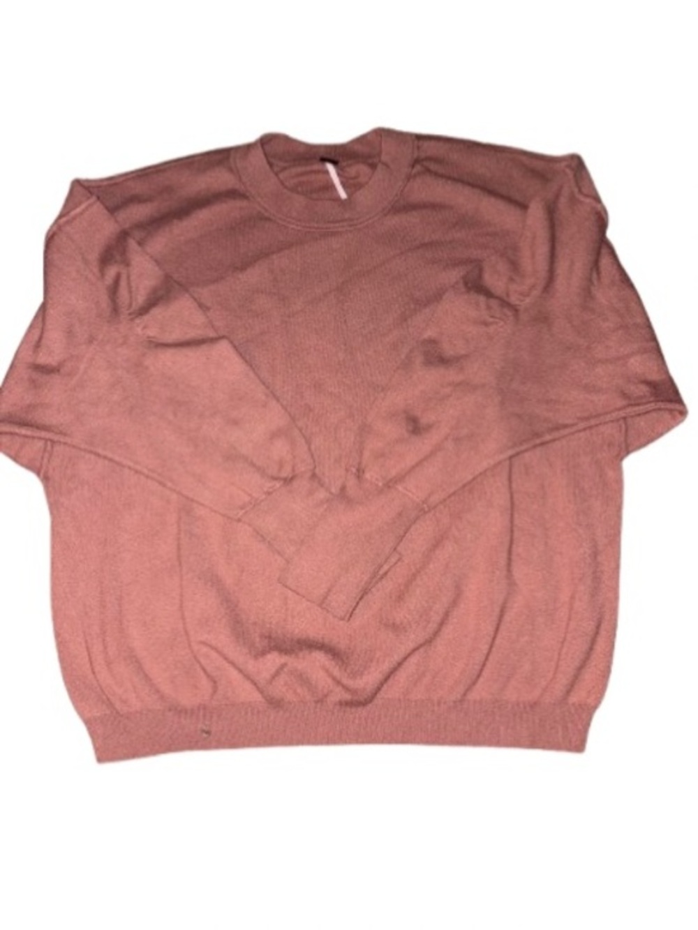 Free People cashmere Crewneck Sweater in Dusty Rose size XL